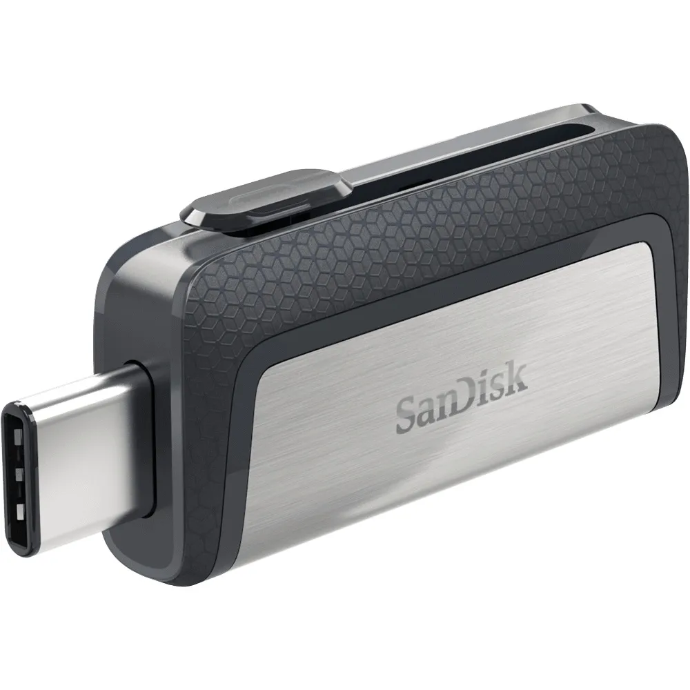 San Disk Ultra Memoria Usb Dual Drive, 16 Gb, Usb C 3.0, Plata Sdddc2 016 G G46