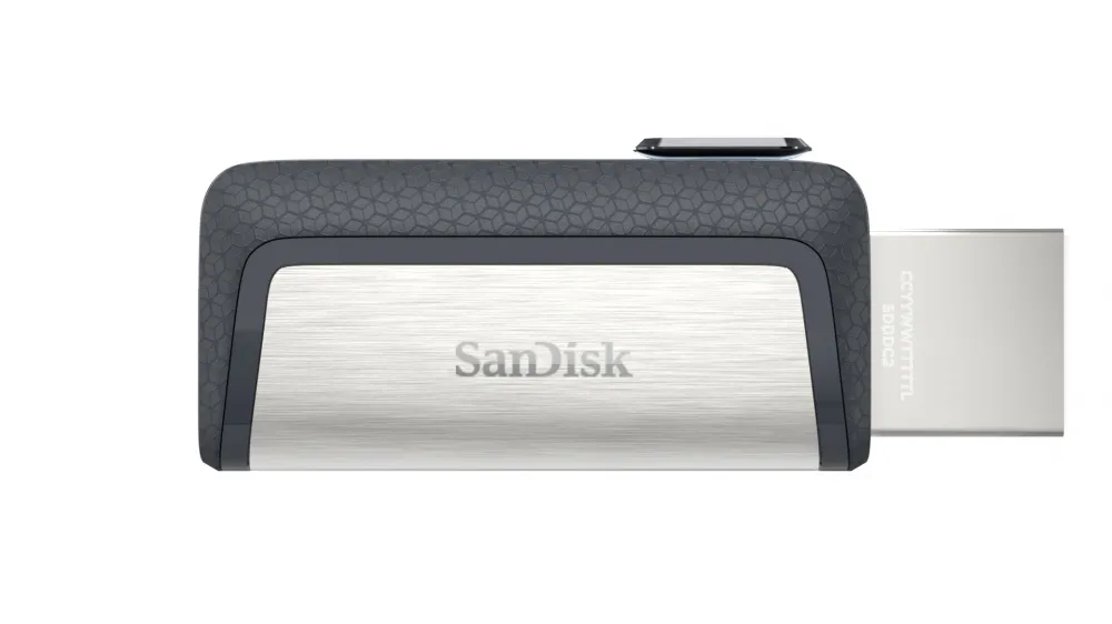 San Disk Ultra Memoria Usb Dual Drive, 16 Gb, Usb C 3.0, Plata Sdddc2 016 G G46