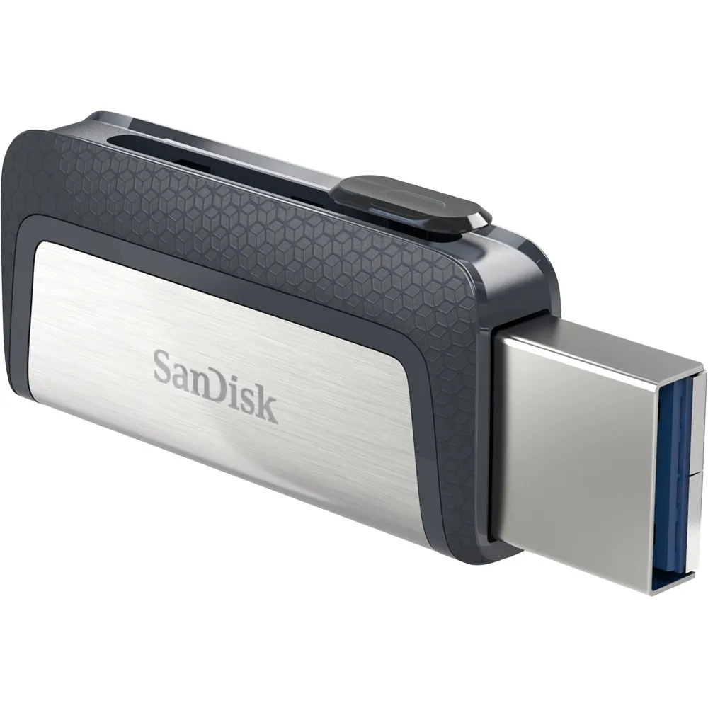 San Disk Ultra Memoria Usb Dual Drive, 16 Gb, Usb C 3.0, Plata Sdddc2 016 G G46