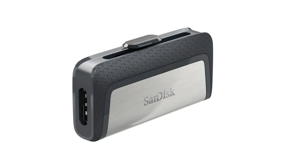 San Disk Ultra Memoria Usb Dual Drive, 16 Gb, Usb C 3.0, Plata Sdddc2 016 G G46