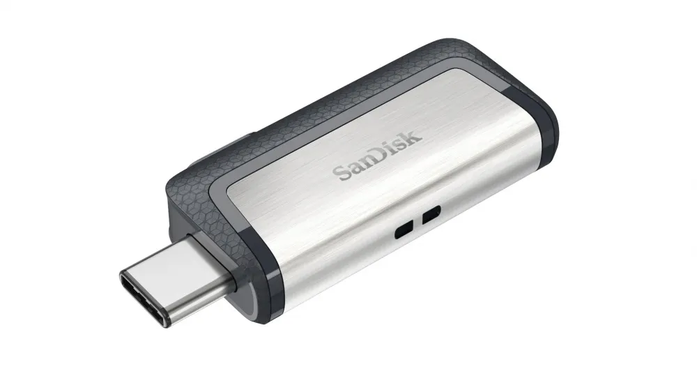 San Disk Ultra Memoria Usb Dual Drive, 16 Gb, Usb C 3.0, Plata Sdddc2 016 G G46