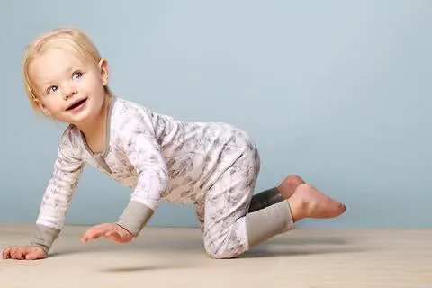 Sapling Child Fern Zip Romper