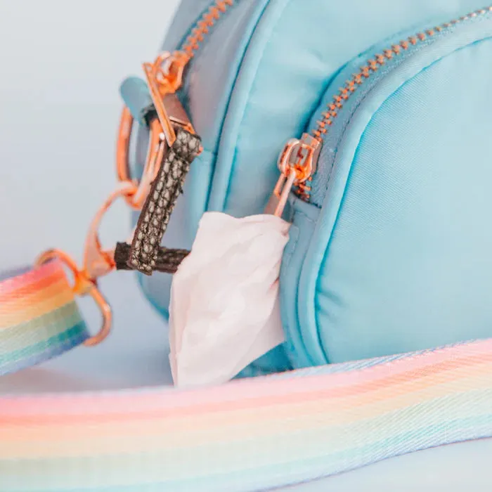 Sassy Woof Walk & Woof Crossbody Bag with Strap