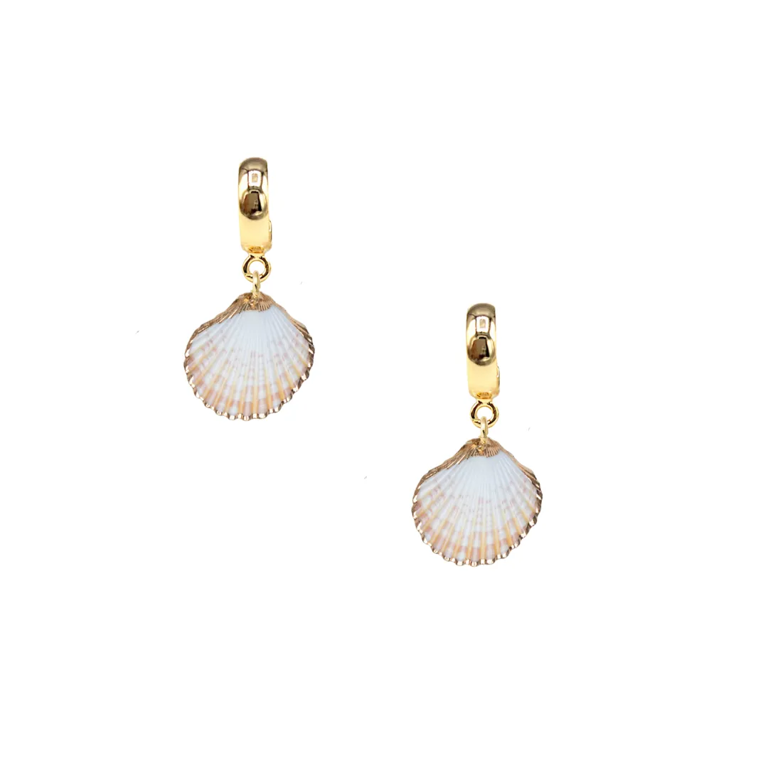 Scallop Seashell Hoop