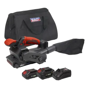 Sealey 20V SV20 Series Cordless Belt Sander Kit - 2 Batteries