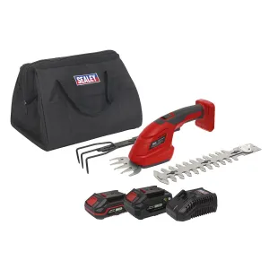 Sealey Cordless 3-in-1 Garden Tool Kit 20V SV20 Series ?Çô 2 Batteries