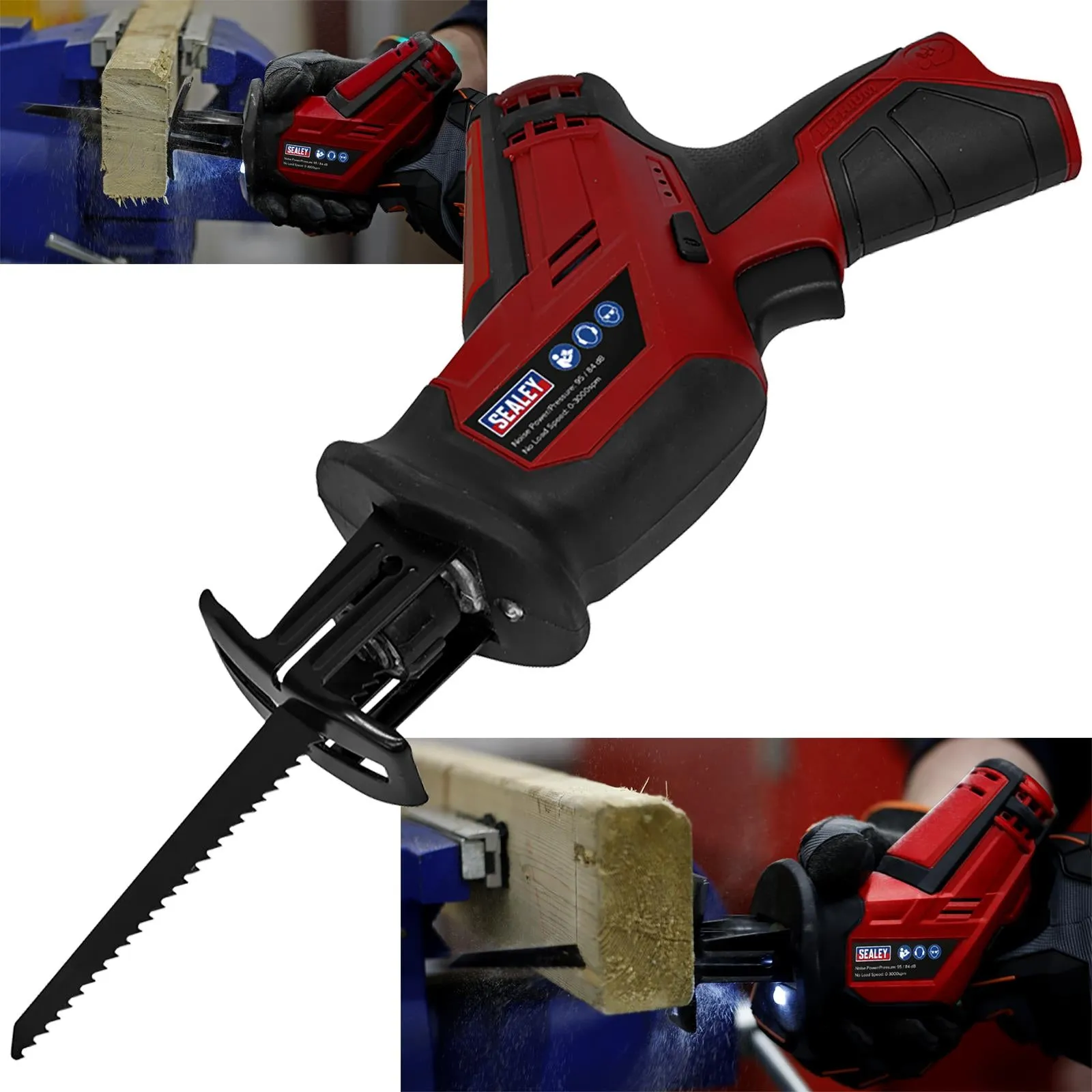 Sealey Cordless Reciprocating Saw 12V SV12 Series - 2 Batteries