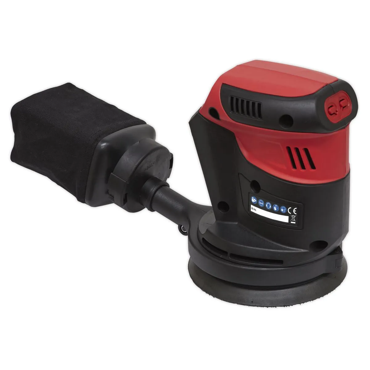 Sealey Orbital Palm Sander 20V SV20 Series Ø125mm - Body Only