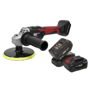 Sealey Premier Cordless Rotary Polisher Kit 20V 4Ah SV20 Series Ø150mm - 2 Batteries