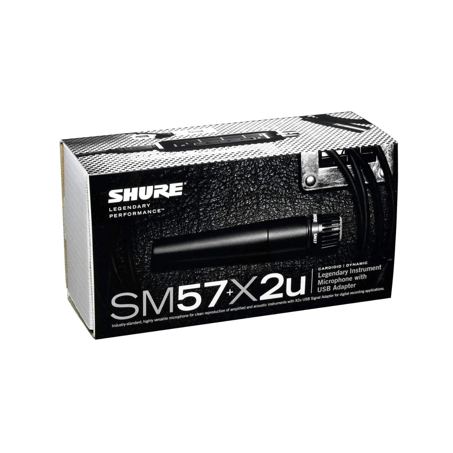 Shure SM57-X2U Cardioid Dynamic Microphone  X2u USB Digital Bundle