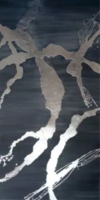 SILVER SILHOUETTE I 40X80