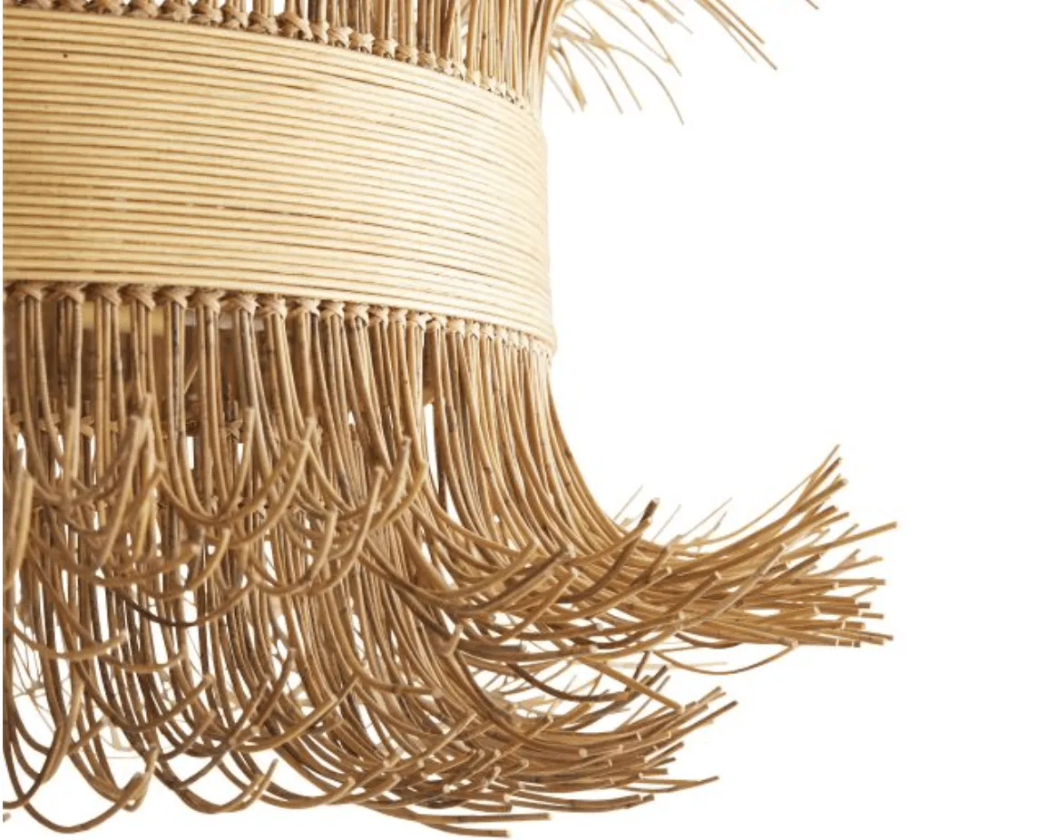 Siobahn Rattan Halo Chandelier