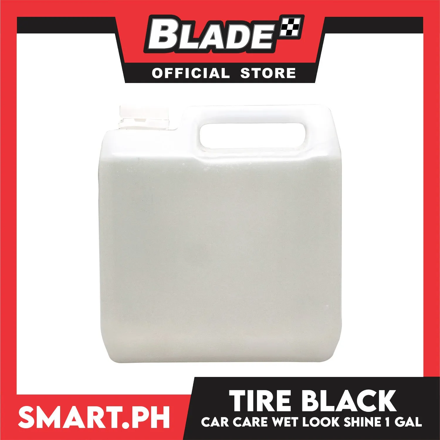 Smart Car Care Tire Black 1 Gallon Wet Look Shine Used for Long Lasting Tire Shine, Gloss & Look Wet