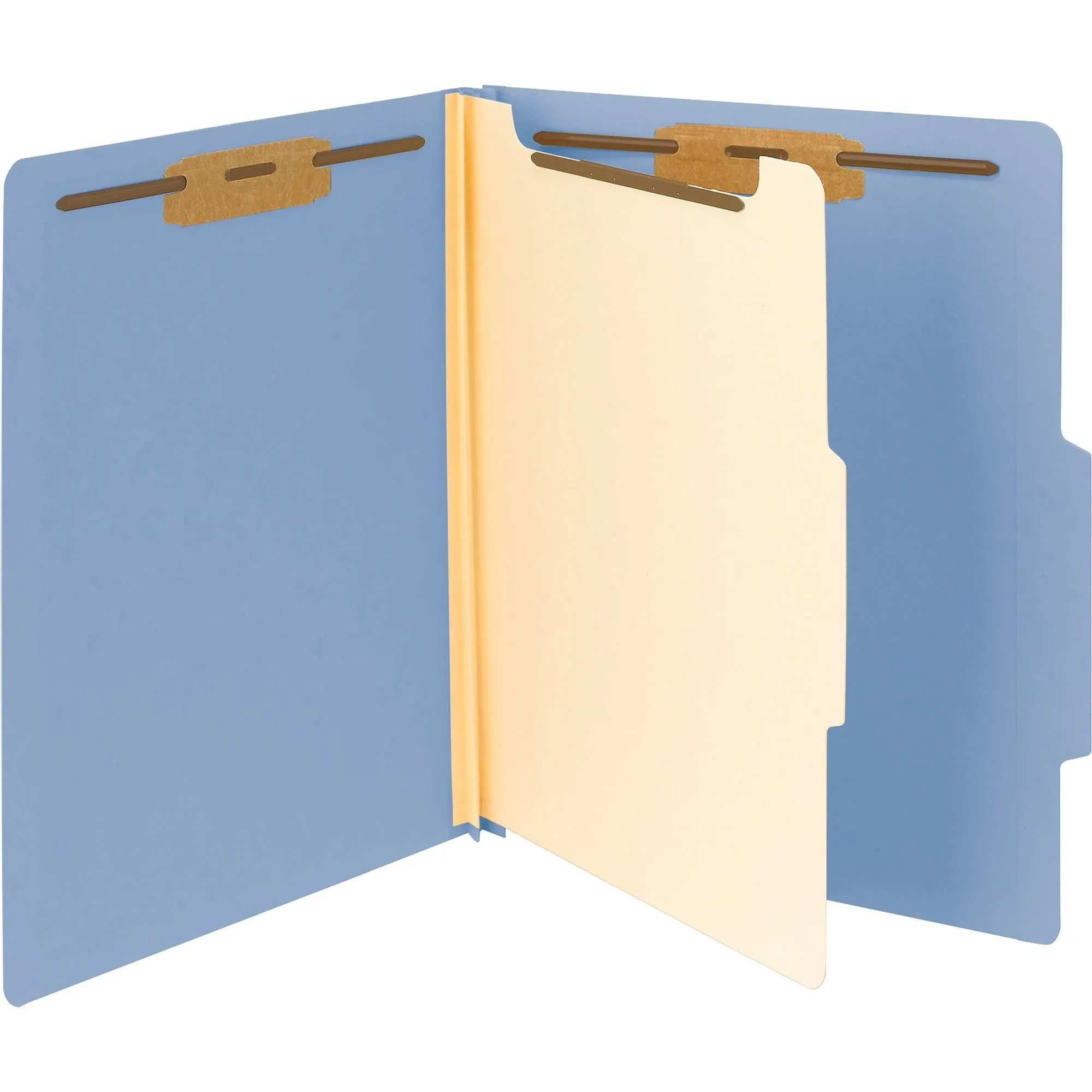 Smead Colored 2/5 Tab Cut Letter Recycled Classification Folder