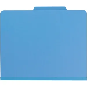 Smead Colored 2/5 Tab Cut Letter Recycled Classification Folder