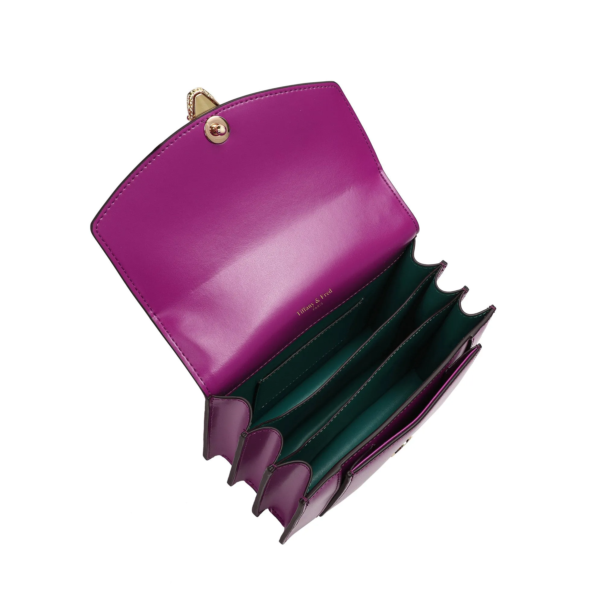 Smooth Leather Top-Handle Crossbody