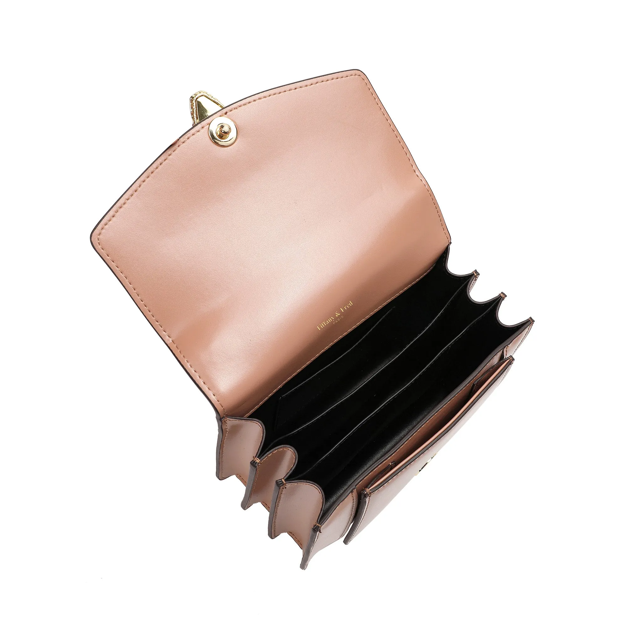 Smooth Leather Top-Handle Crossbody