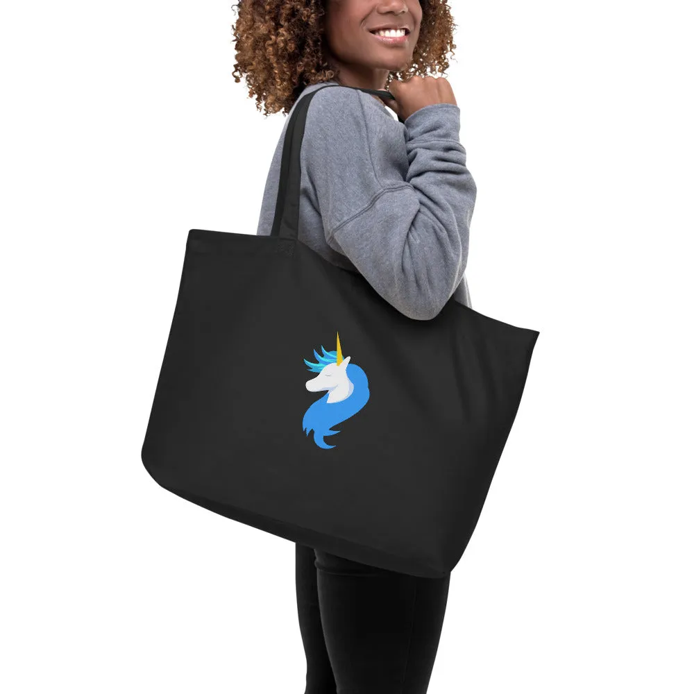 Social Distancing Large Organic Tote Bag by Sovereign
