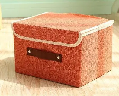 Solid color small fresh storage box