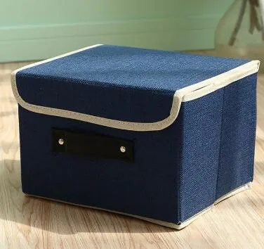 Solid color small fresh storage box