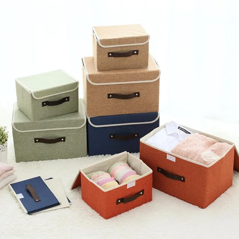 Solid color small fresh storage box