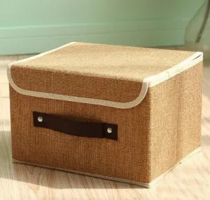 Solid color small fresh storage box