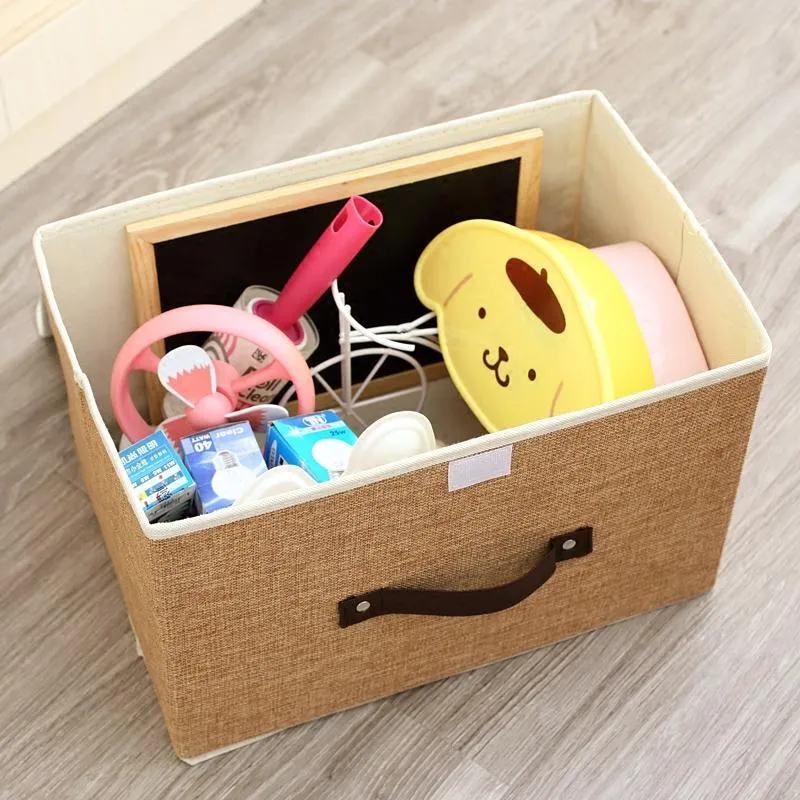 Solid color small fresh storage box