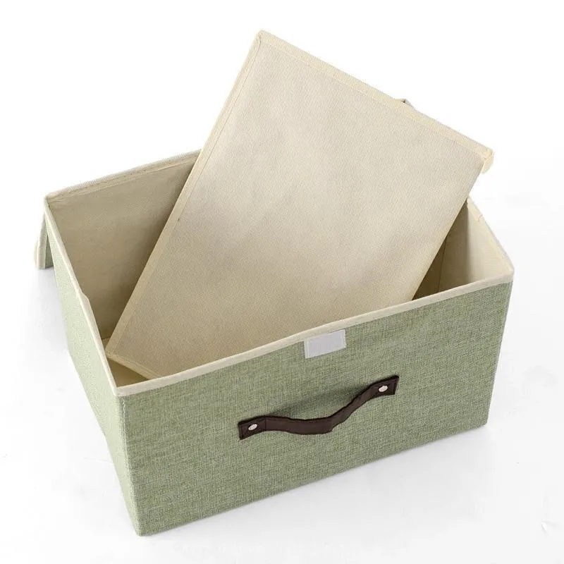 Solid color small fresh storage box