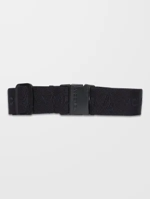 Stamp Stone Elastic Belt - BLACK