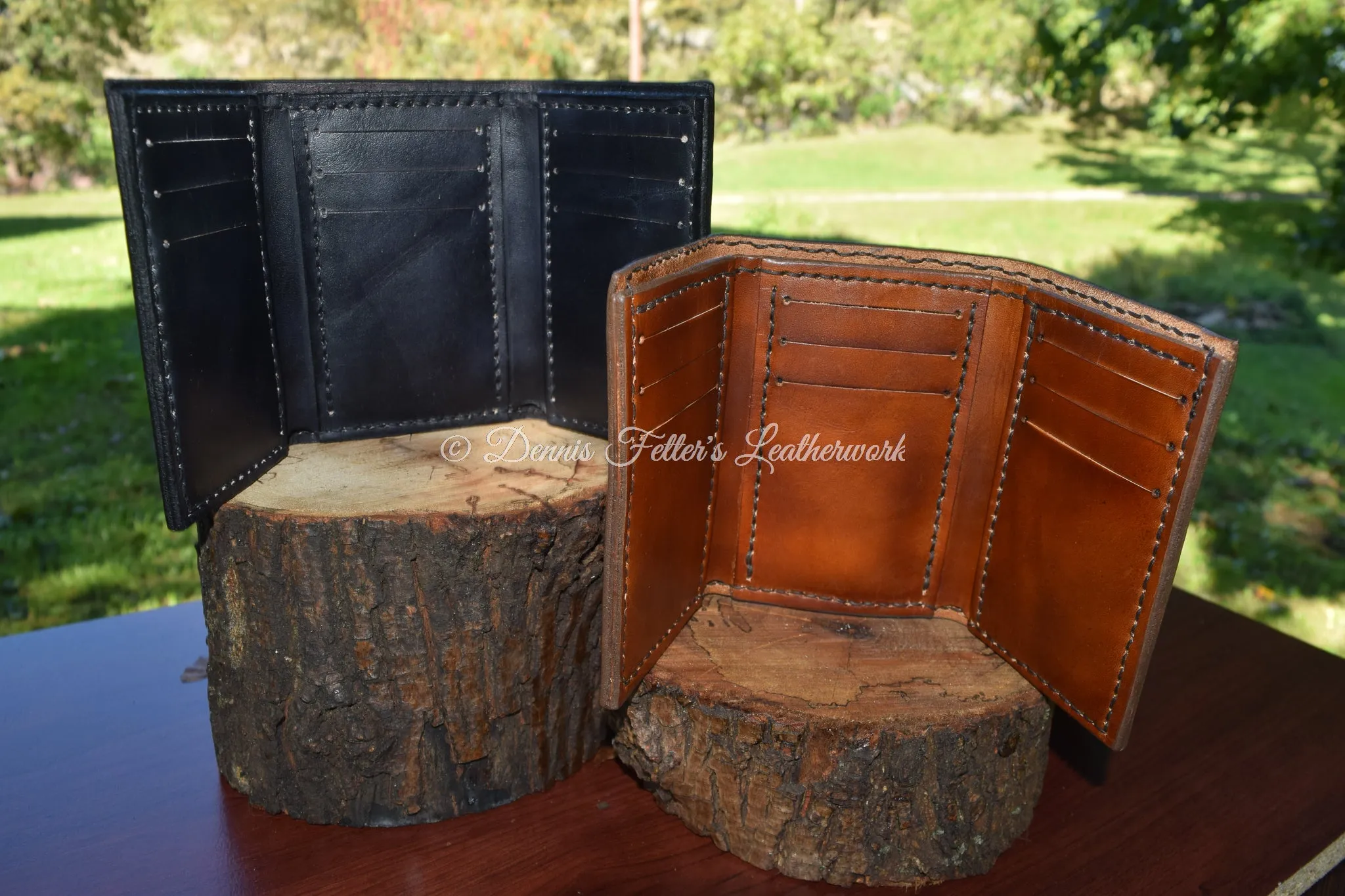 Stamped Trifold Wallet (Choose your color)