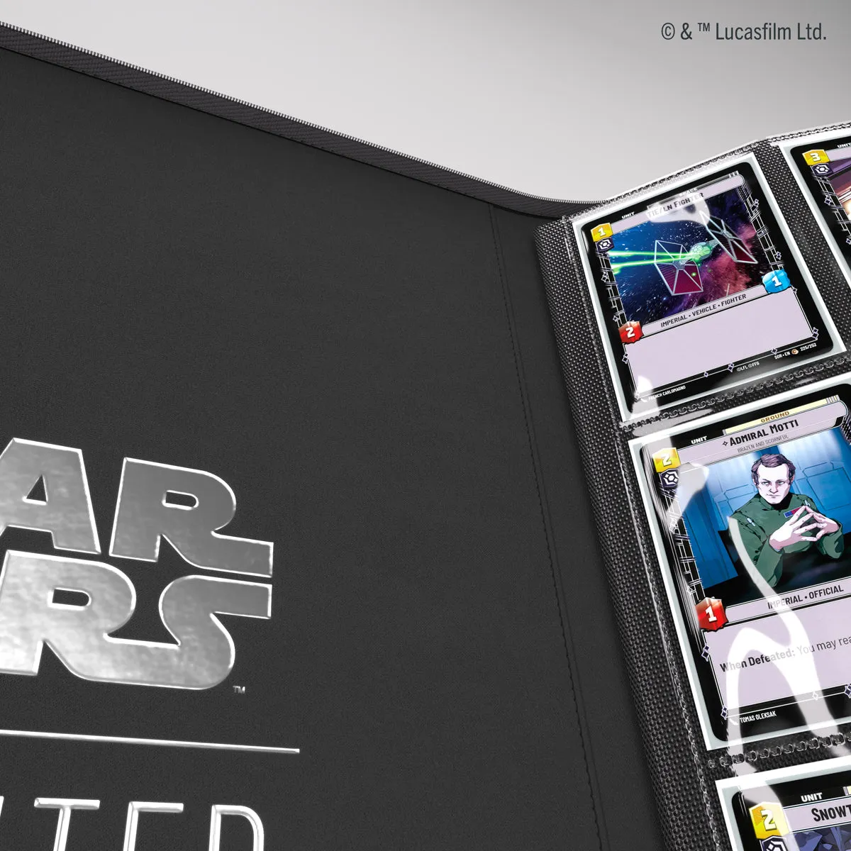 Star Wars: Unlimited Zip-Up Album 18-Pocket - Black