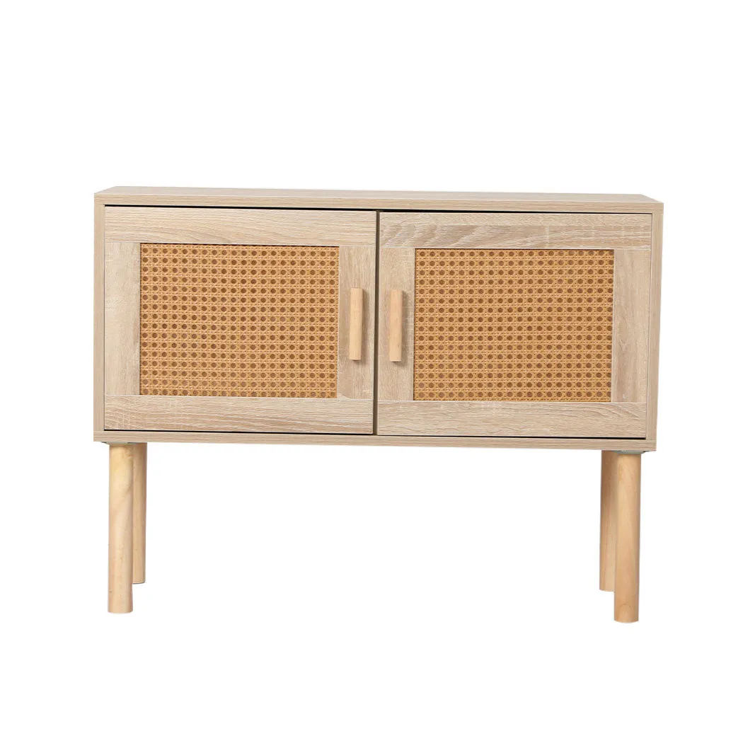 Storage Cabinet Rattan Dresser Chest of Drawers Tallboy Wooden Cabinet