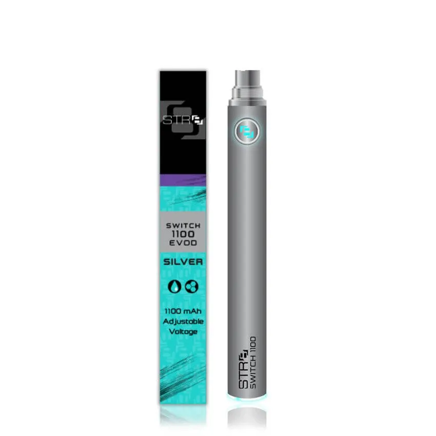 STR8 Revolve 650 mAh Evod 510 Batteries - Various Colors - (1 or 5 Count)