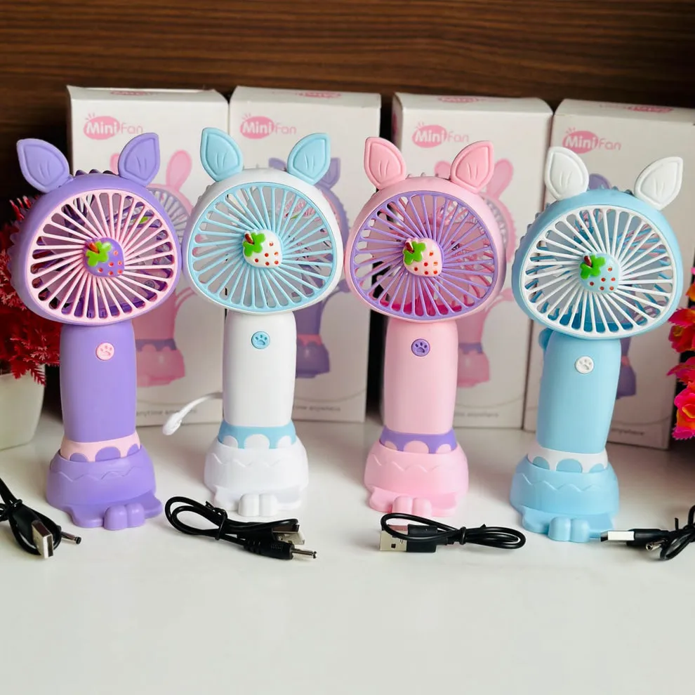 Strawberry Cat Paw Fan (USB Chargeable)