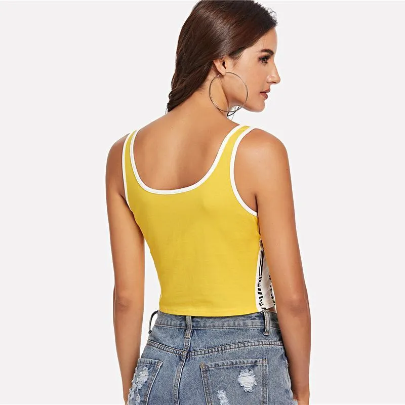 Striped Zip-Up Crop Top