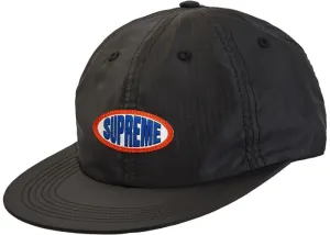 Supreme Oval Label 6-Panel- Black