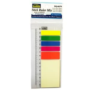 Suremark Stick Ruler Note Mix SQ-6679