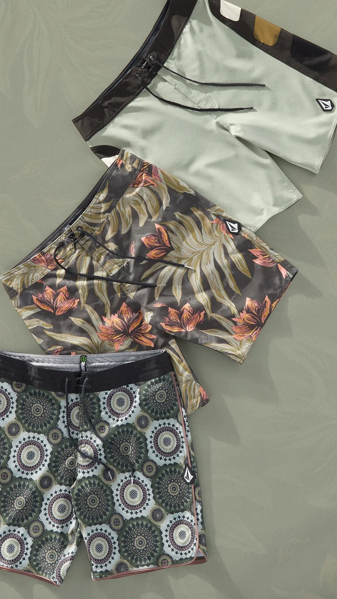 Surf Vitals Yago Dora 19" Boardshort - SEAGRASS GREEN