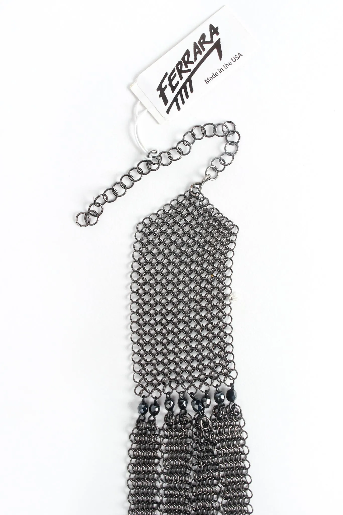 Swarovski Crystal Lattice Mesh Draped Collar