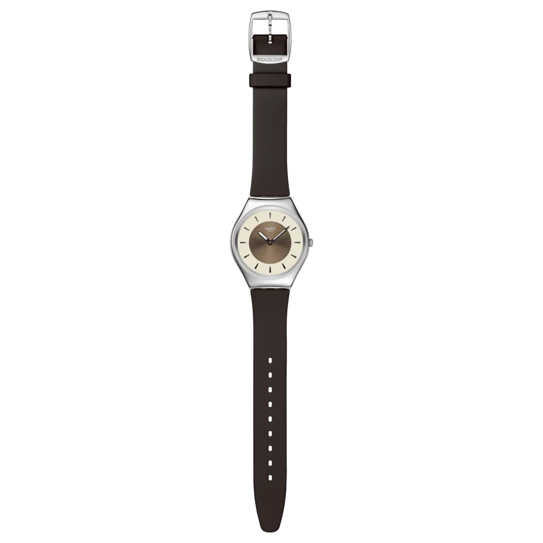 Swatch Hazel Delight Originals Skin Irony 38mm Syxs158 watch