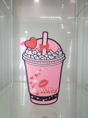 Sweetheart Milkshake Vanity & Home Decor Makeup Organizer Brush Holder