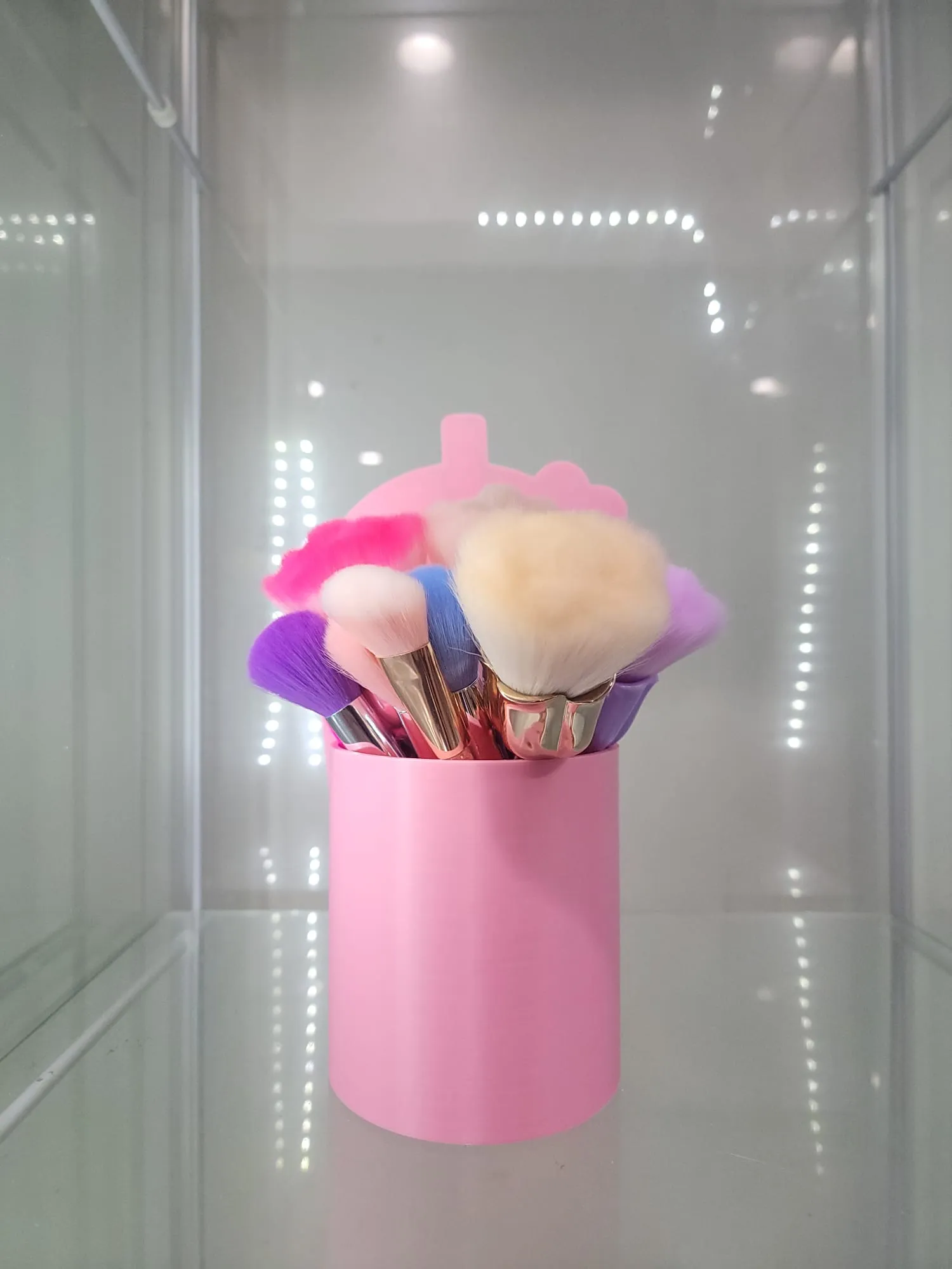 Sweetheart Milkshake Vanity & Home Decor Makeup Organizer Brush Holder