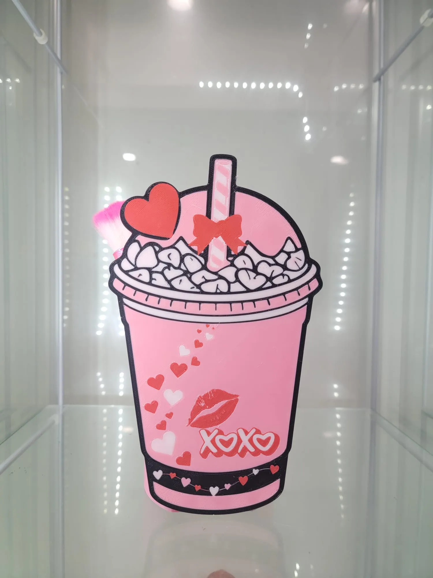 Sweetheart Milkshake Vanity & Home Decor Makeup Organizer Brush Holder