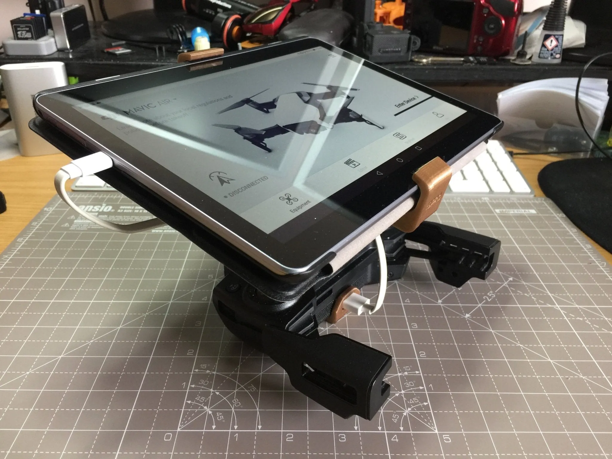 Tablet Holder for DJI Mavic Remote Controls