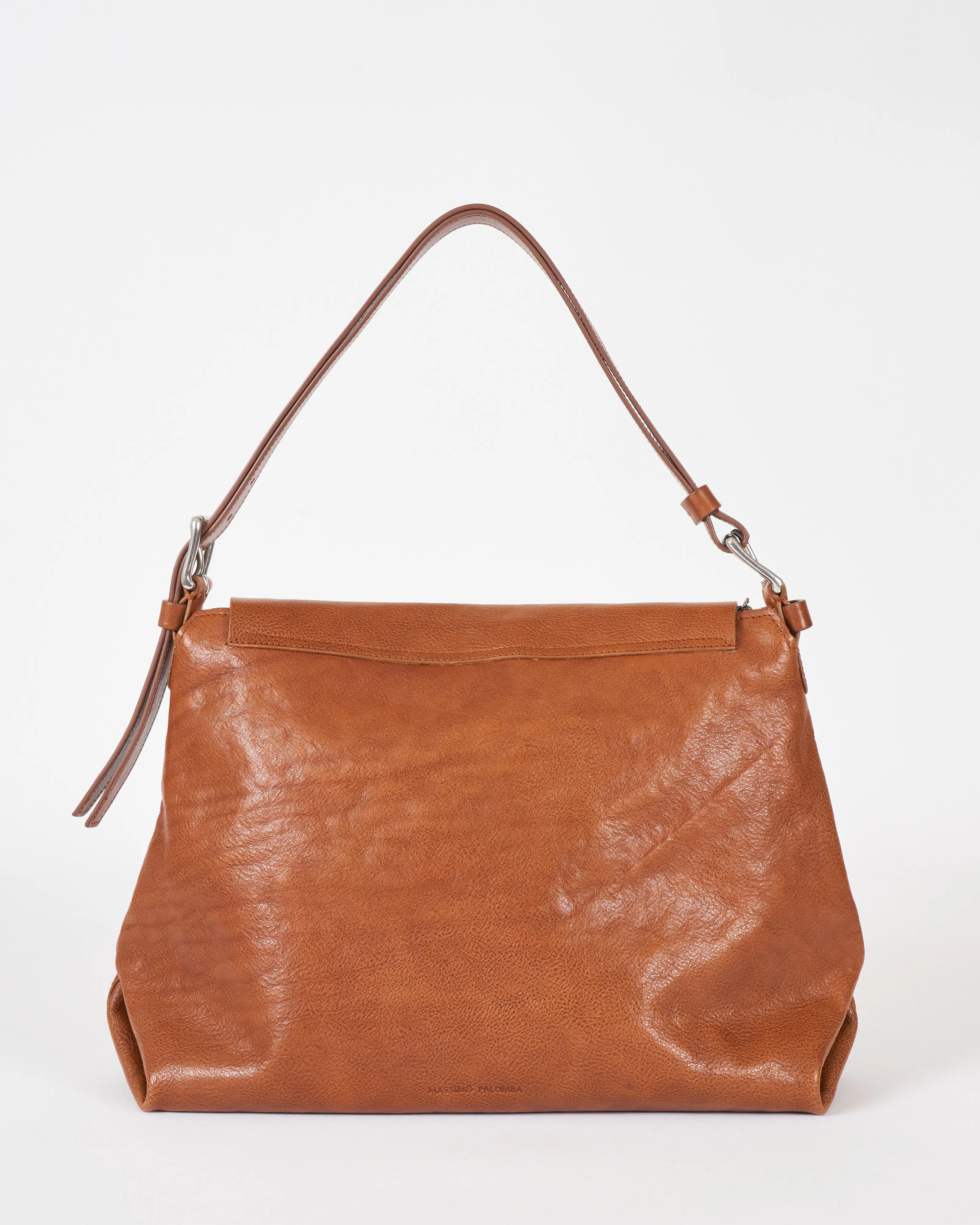 tall messenger bag - selleria lux cuoio