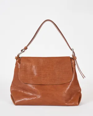 tall messenger bag - selleria lux cuoio