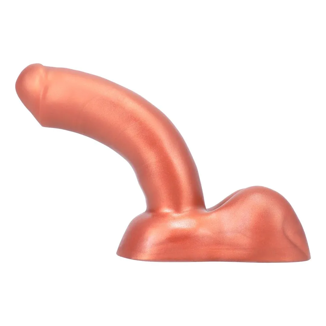 Tantus VIP Super Soft 7 Inch Silicone Dildo - Copper
