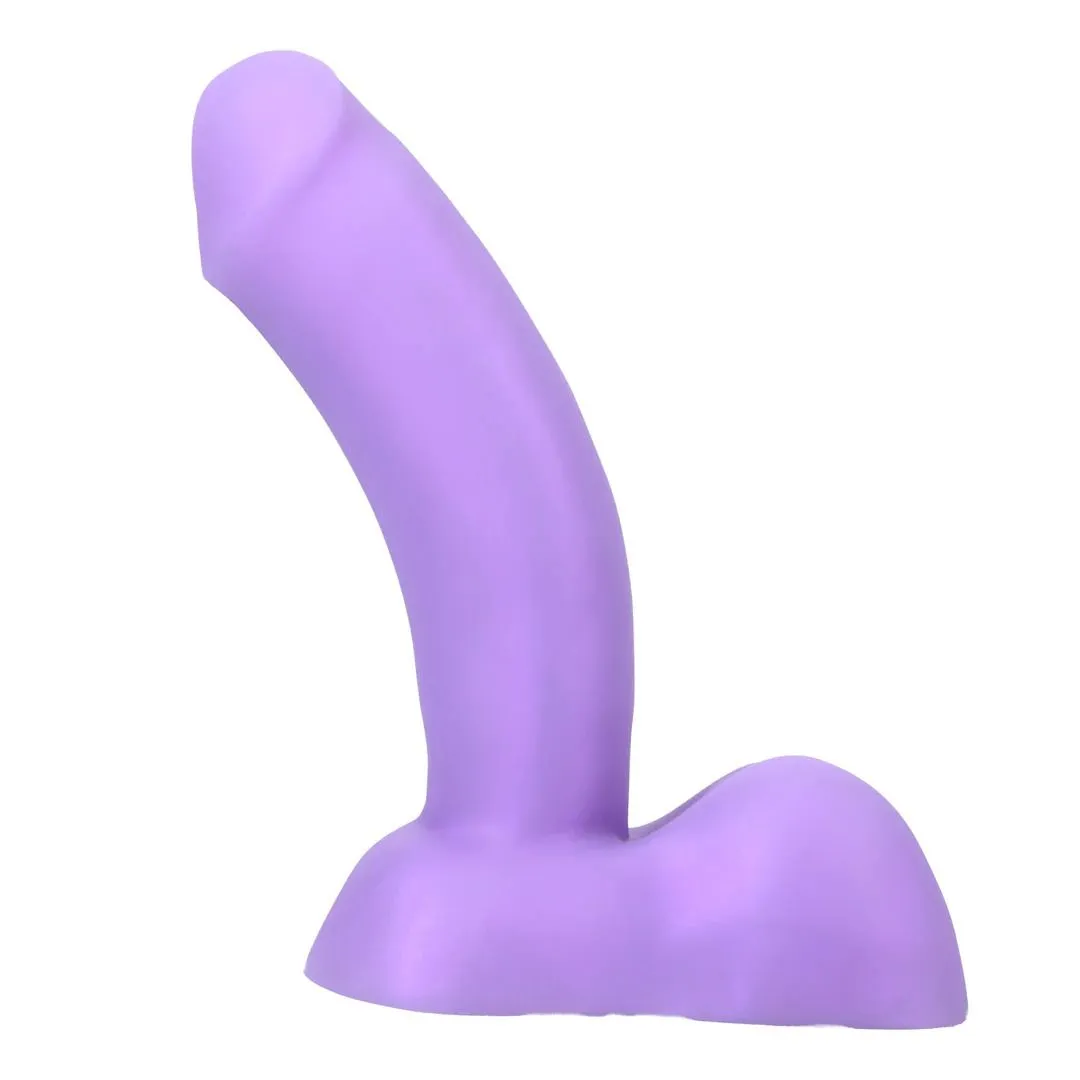 Tantus VIP Super Soft 7 inch Silicone Dildo - Purple