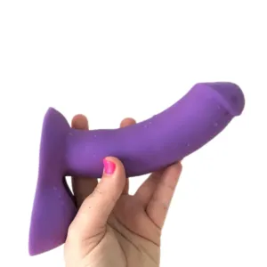 Tantus VIP Super Soft 7 inch Silicone Dildo - Purple