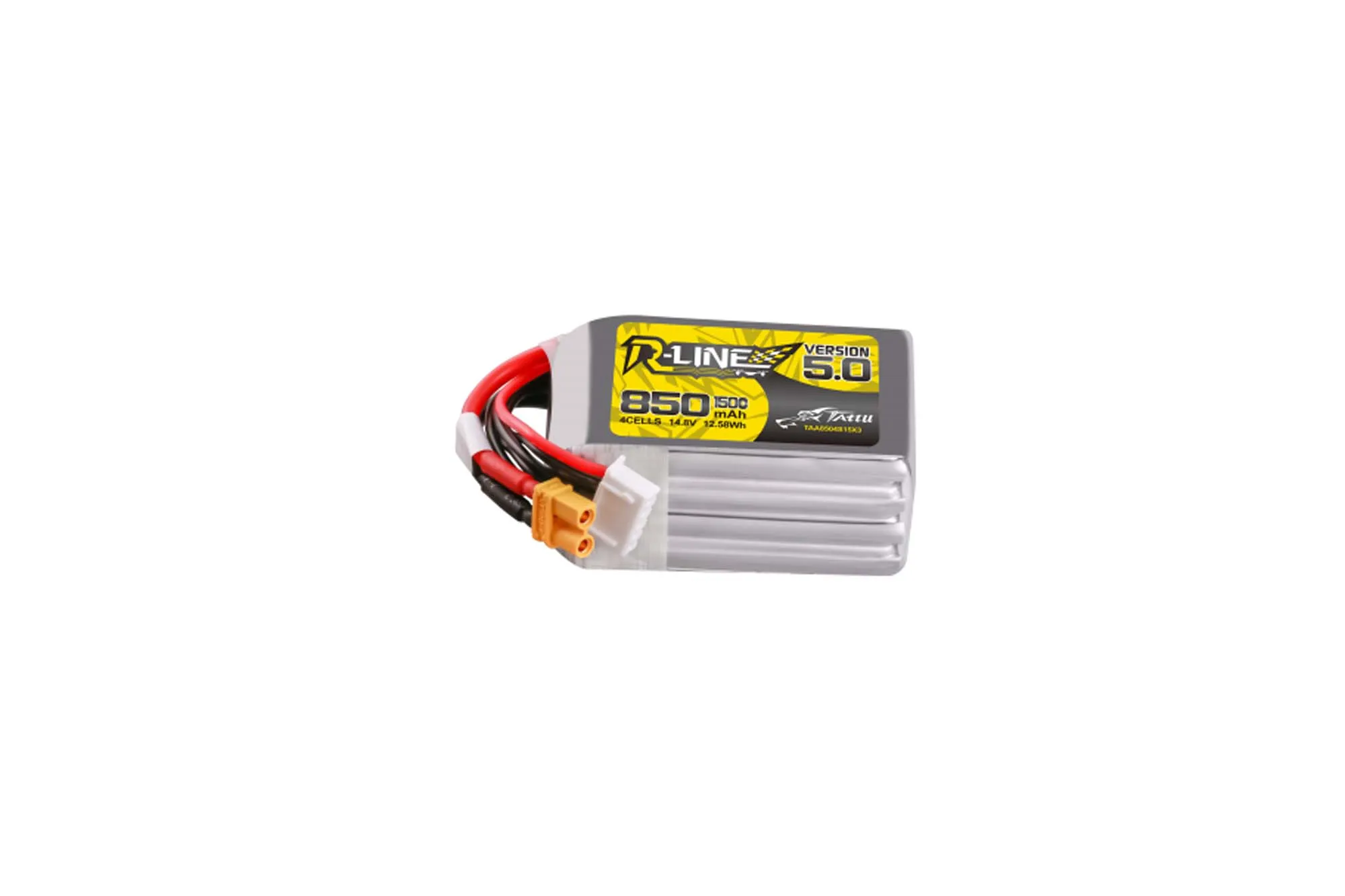 Tattu R-Line V5.0 850mAh 14.8V 4SIP 150C with XT30U-F Plug - BAT-GA-01-09